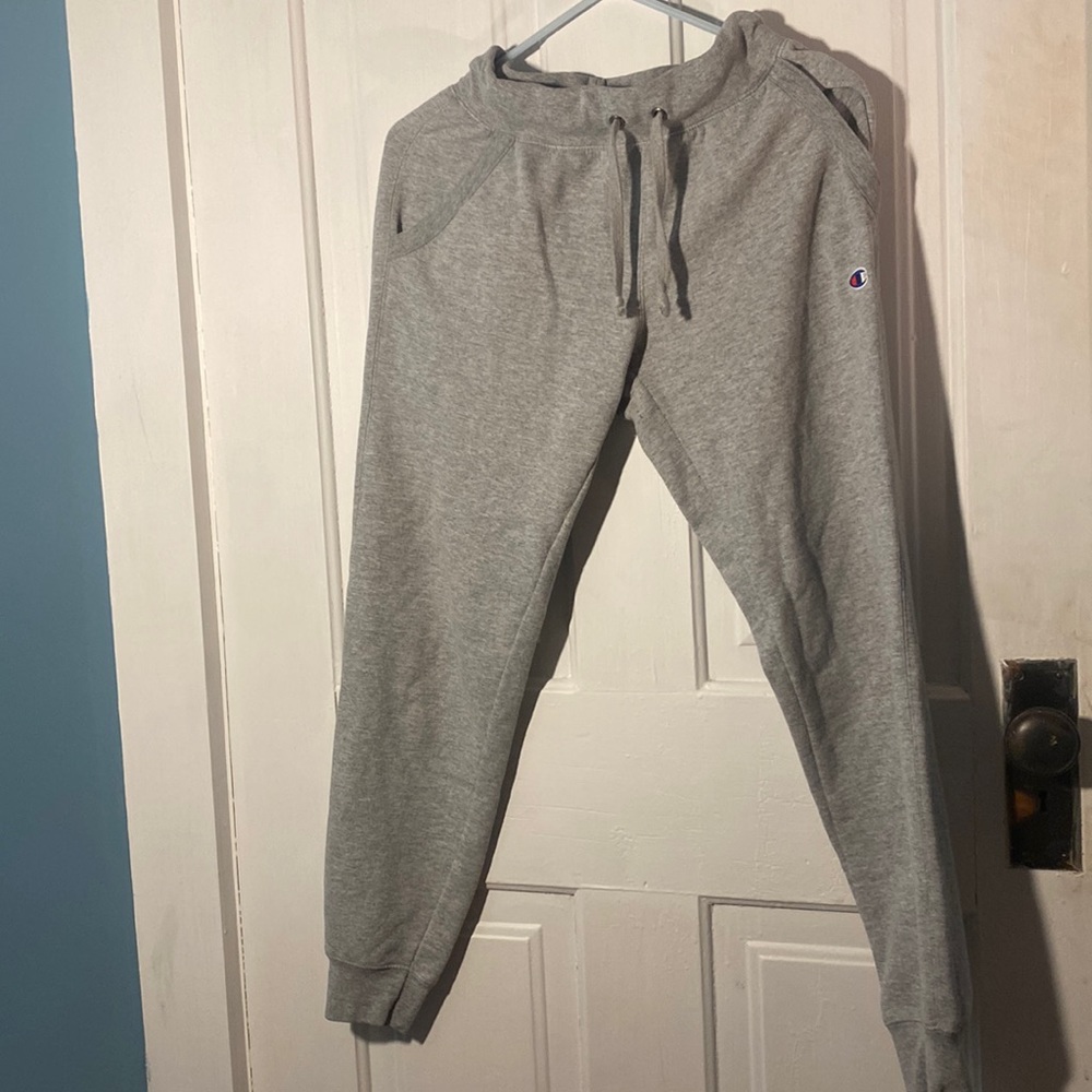Grey champion joggers